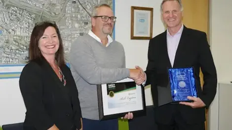 First TrackSAFE NZ award for safety leadership